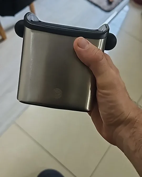 Espresso Knock Box photographed by Isaac H., a verified buyer